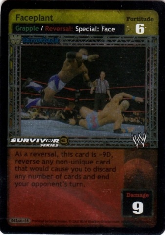 Faceplant (Throwback) (SS3) Foil